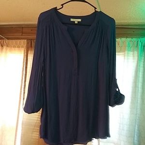 Loose fitting purple Blouse